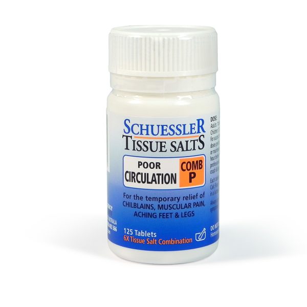 Schuessler Tissue Salts 125 Tablets Comb P