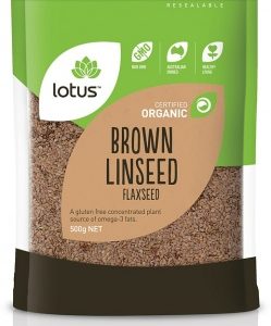 Lotus Organic Brown Linseed Flaxseed 500g