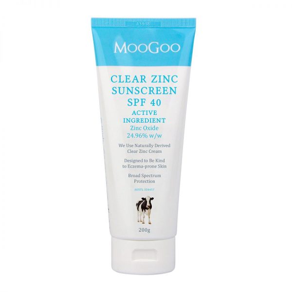 Mg Sun Care Clear Zinc Sunscreen Spf 40 200g