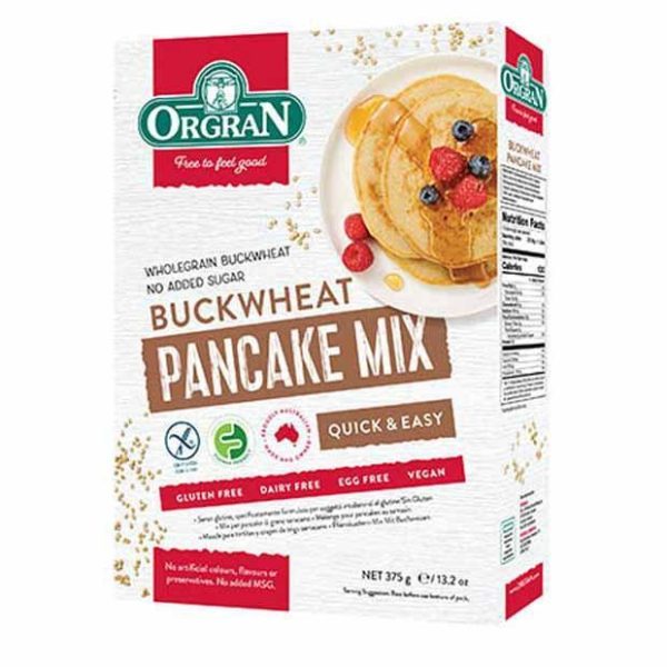 Orgran Buckwheat Gluten Free Pancakes Happytummies