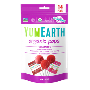 Yumearth Vitamin C Lollipops 14ct Front 720x